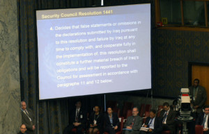 Colin powell show proof of Iraq chamical weapon